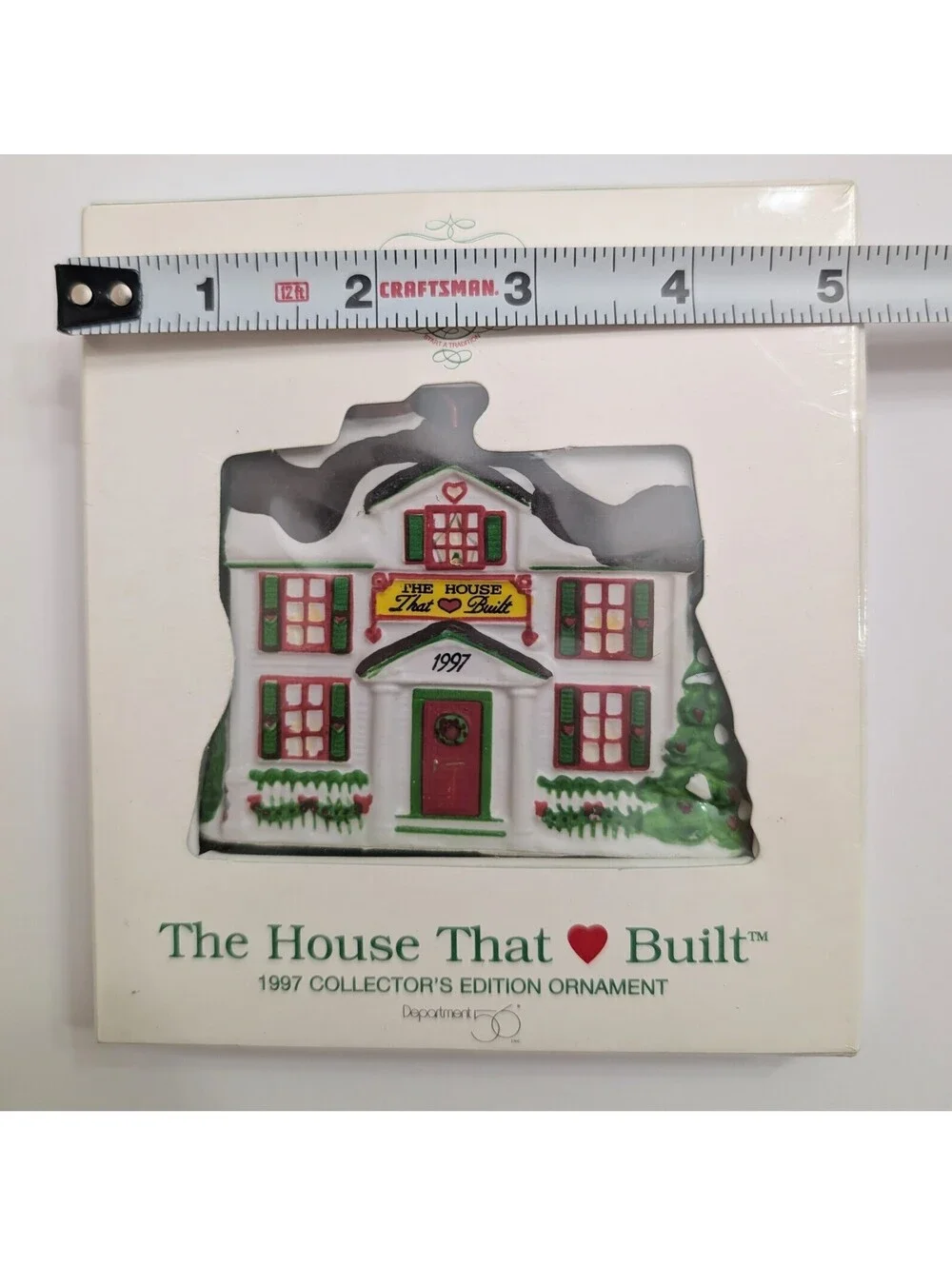 1997 Department 56 Ronald McDonald House Ornament #8961 New in Box